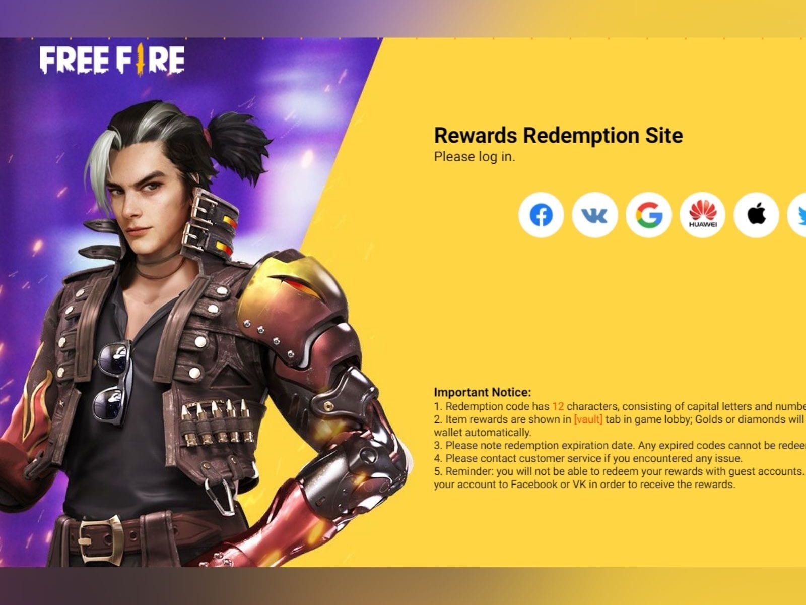 Garena Free Fire redeem codes for February 10, 2022; all rewards for free -  Meristation