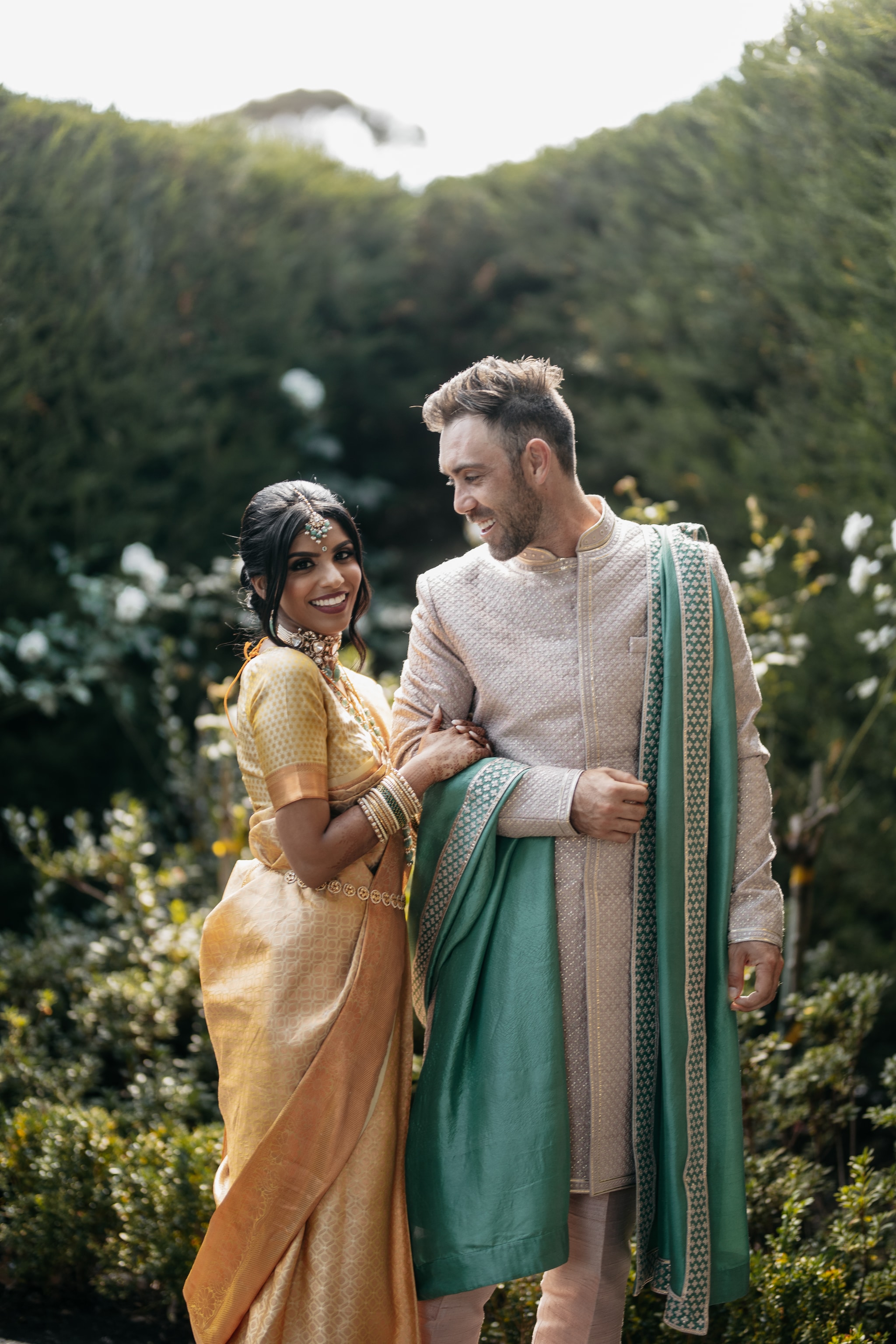 Glenn Maxwell is ‘Vini’ing Hearts with his Wedding Looks for Hindu