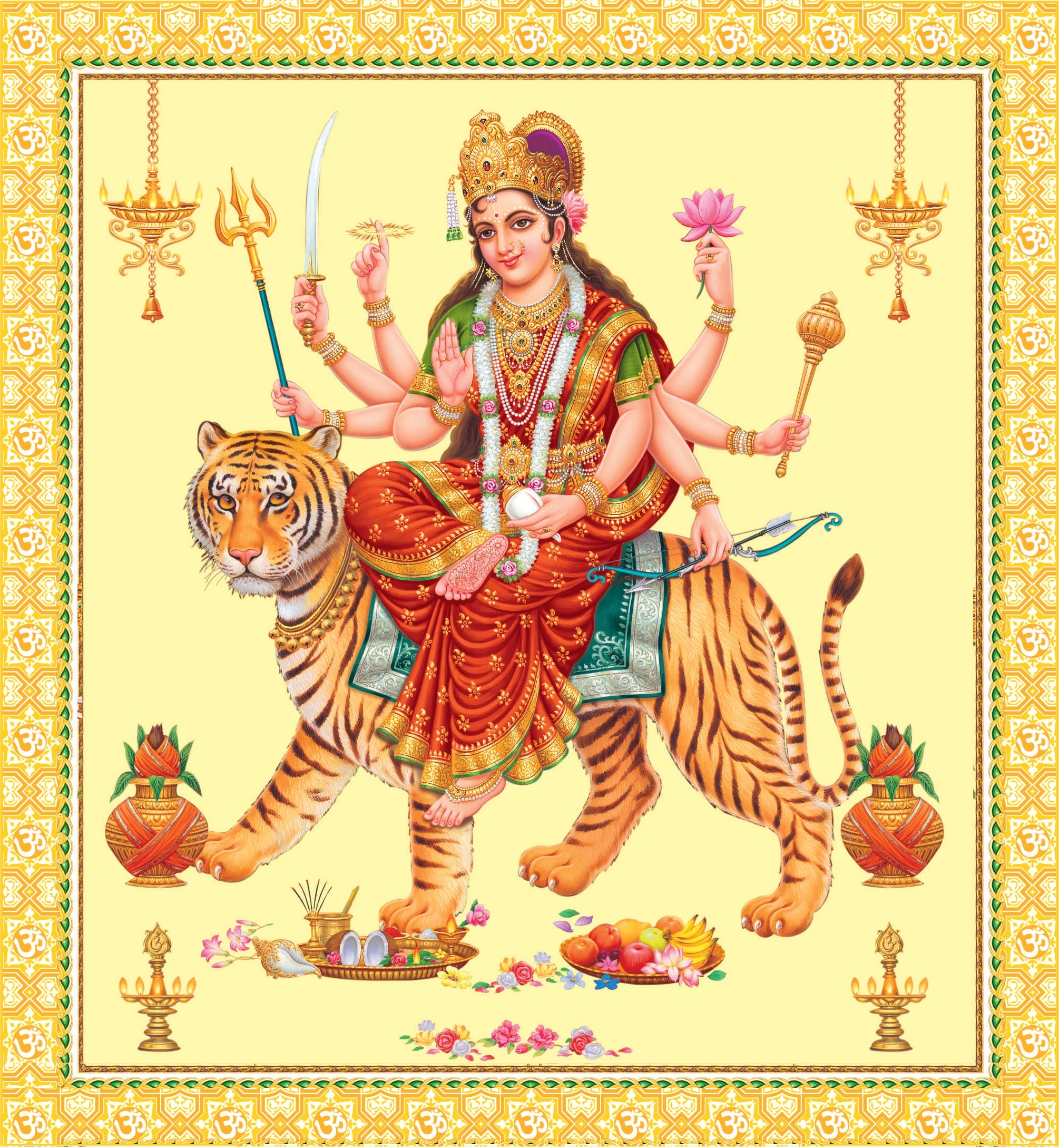Happy Navratri 2021 Wishes Images Download, HD Wallpapers, Quotes, Photos,  Messages, GIF Pics, Pictures, Shayari, SMS, Status for Whatsapp and  Facebook in Hindi - Happy Navratri 2021 Wishes Images, Wallpapers, Photos:  'हमको