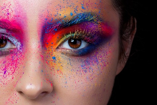 Holi 2022: Colours may result in itching, irritation and infection in the eyes. (Representative image: Shutterstock)
