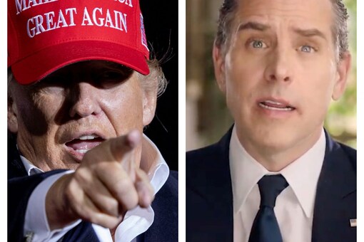 Former president of the US Donald Trump said that Putin should open up about money Hunter Biden received from Russian and Ukrainian oligarchs (Image: Reuters)