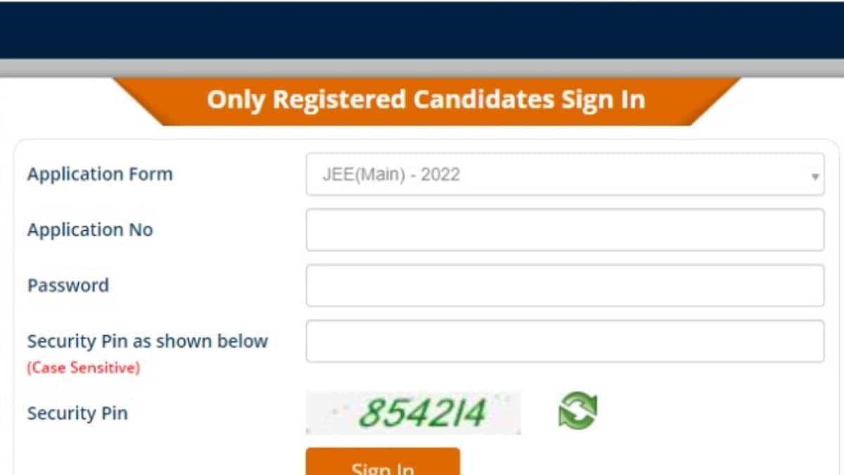 JEE Main 2022 Application Forms Out, How to Apply News18