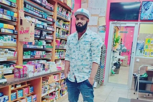 John Dias, was working as a store clerk at  V Stop Food Mart in the 6500 block of Homestead Road, when he was shot dead by an unidentified miscreant. (Image: News18)