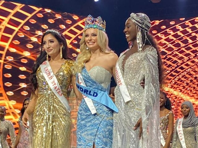 Karolina Bielawska from Poland was crowned Miss World 2021. (Pic: Miss World/Twitter)
