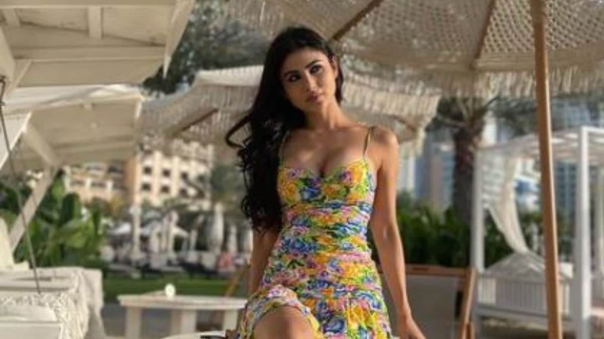 Mouni Roy Turns Model for Husband Suraj Nambiar in Floral Dress, Check Her Pictures