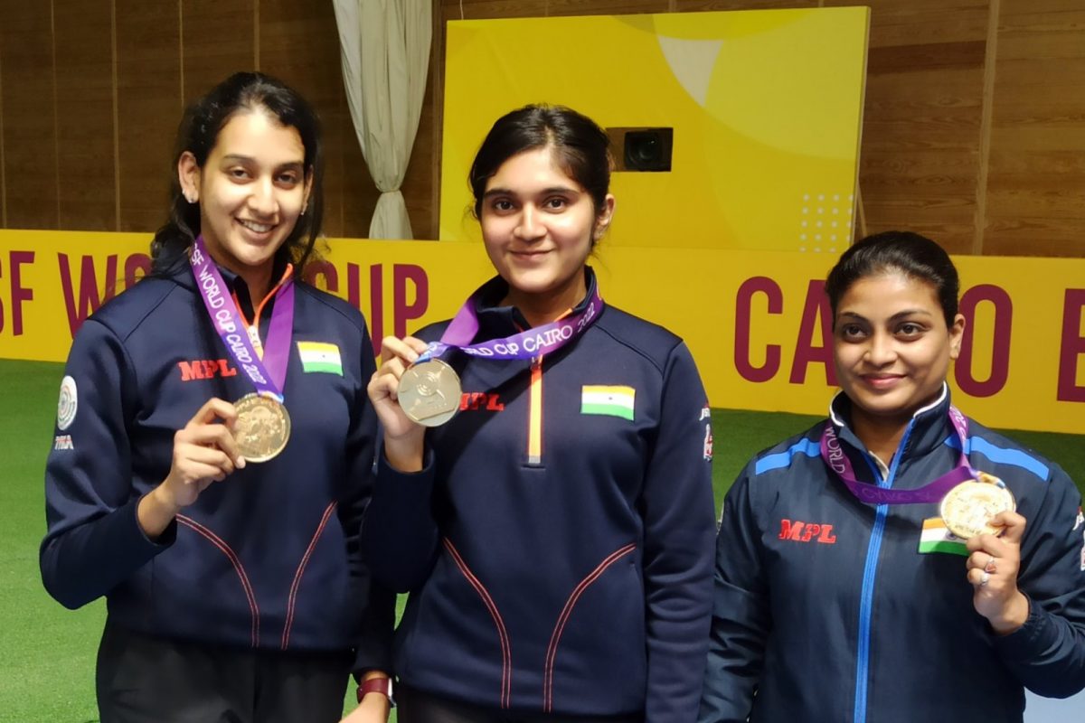 ISSF World Cup: India's Shri Nivetha, Esha, Ruchita Win Gold In Women's ...