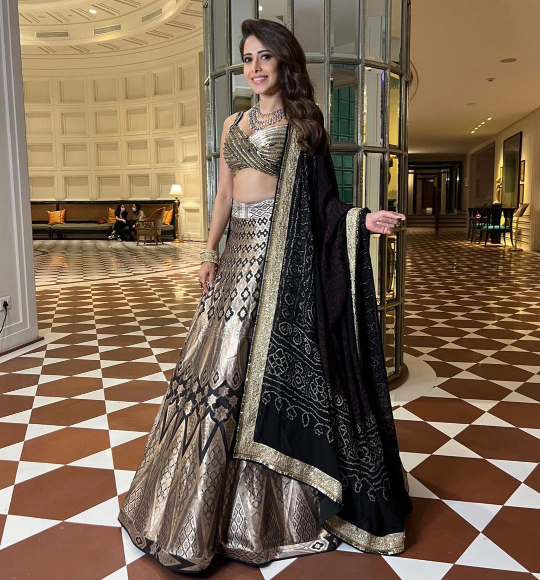 Nushrratt Bharuccha In White Embellished Lehenga Is A Vision To Behold ...