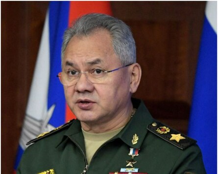 Russian Defence Minister Sergei Shoigu delivers a speech during an expanded meeting of the Defence Ministry Board in Moscow, Russia December 21, 2021. (Image: Reuters)