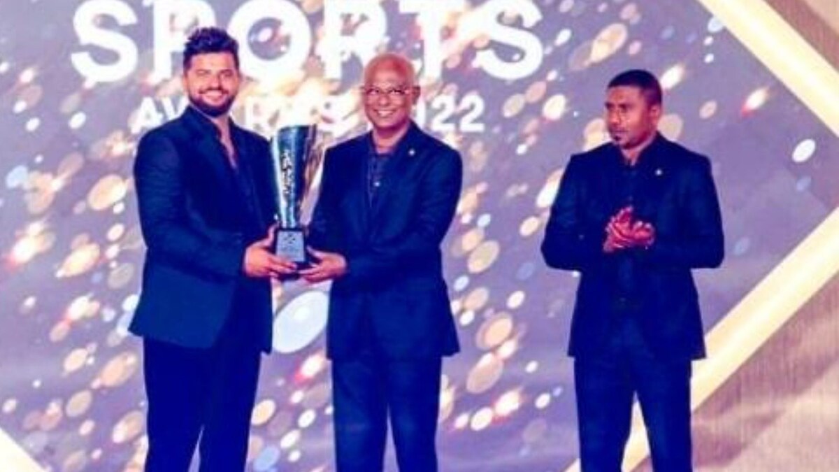 Suresh Raina Felicitated With the Prestigious ‘Sports Icon’ Award at