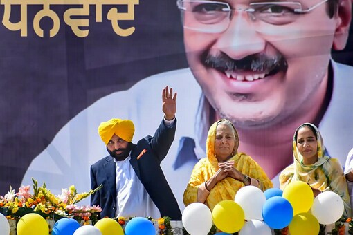 Unlike in 2017, the AAP promoted former MP Bhagwant Mann in Punjab rather than party founder Arvind Kejriwal, writes Kaveree Bamzai. Photo: PTI