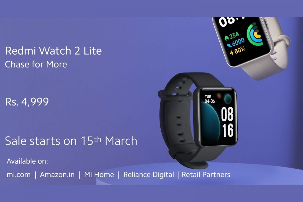 Xiaomi Redmi Watch 2 Lite - Specs, Price, Reviews, and Best Deals