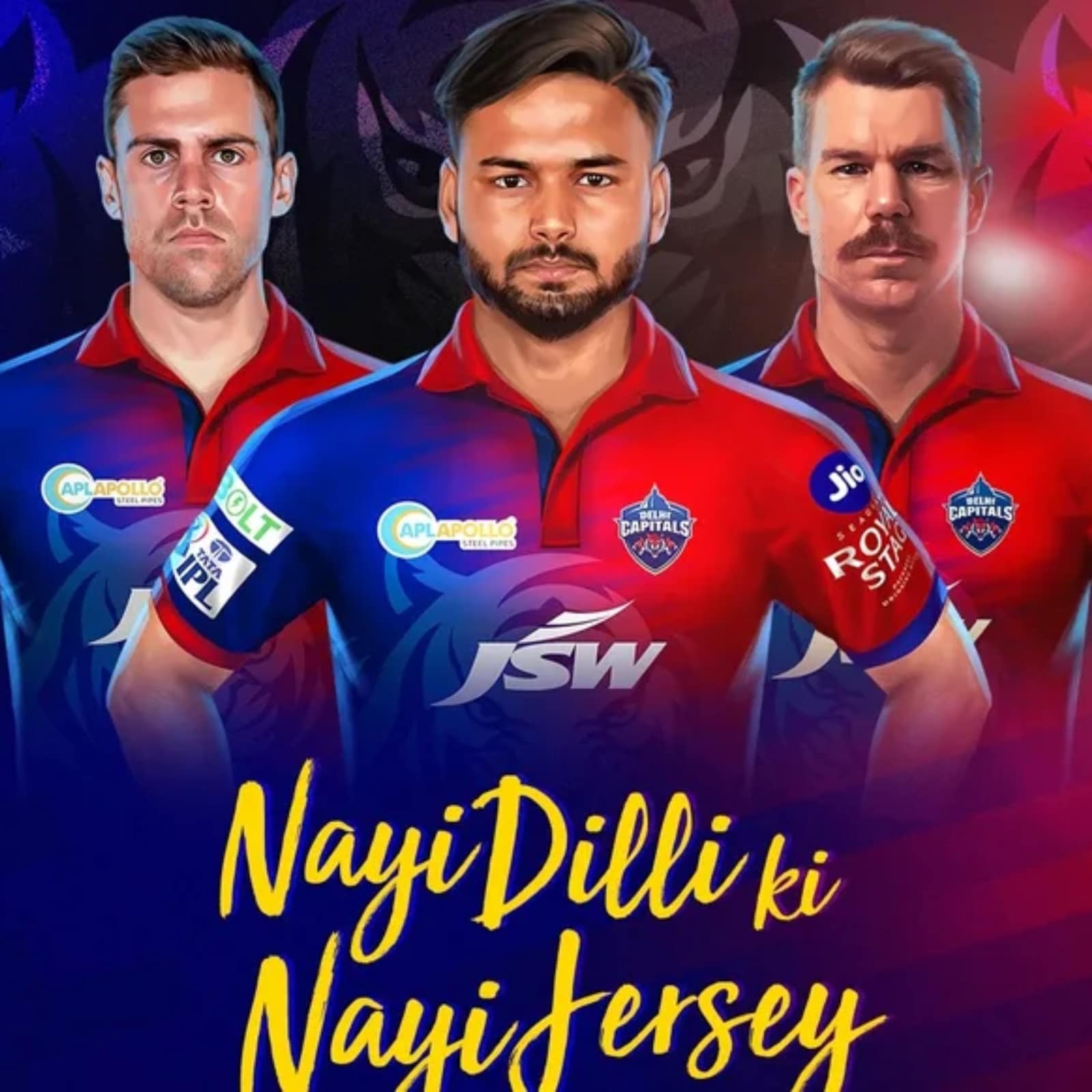 Delhi Capitals IPL Player Jersey