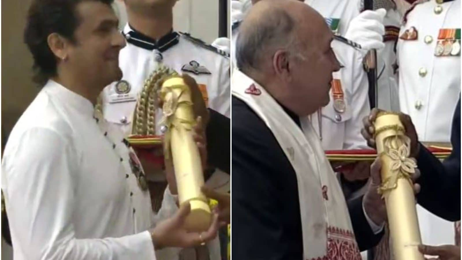 Padma Awards 2022: Sonu Nigam, Victor Banerjee Receive Honours From President  Ram Nath Kovind