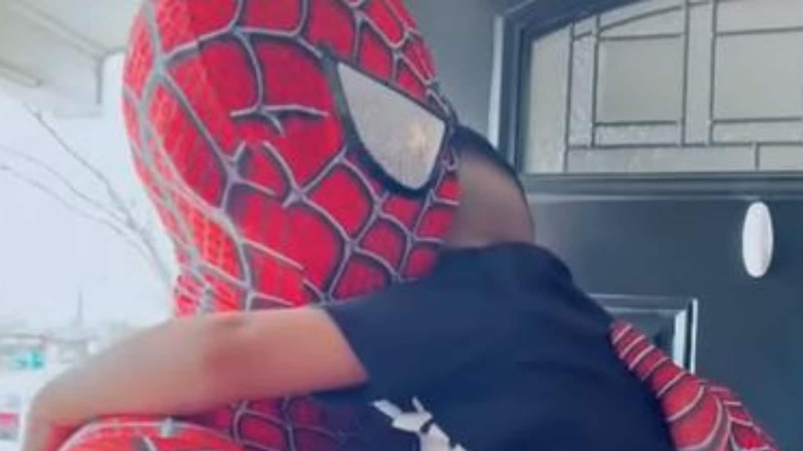 WATCH: 'Spider-Man' Turning up to Kid's Birthday Party Creates a Surreal  Moment