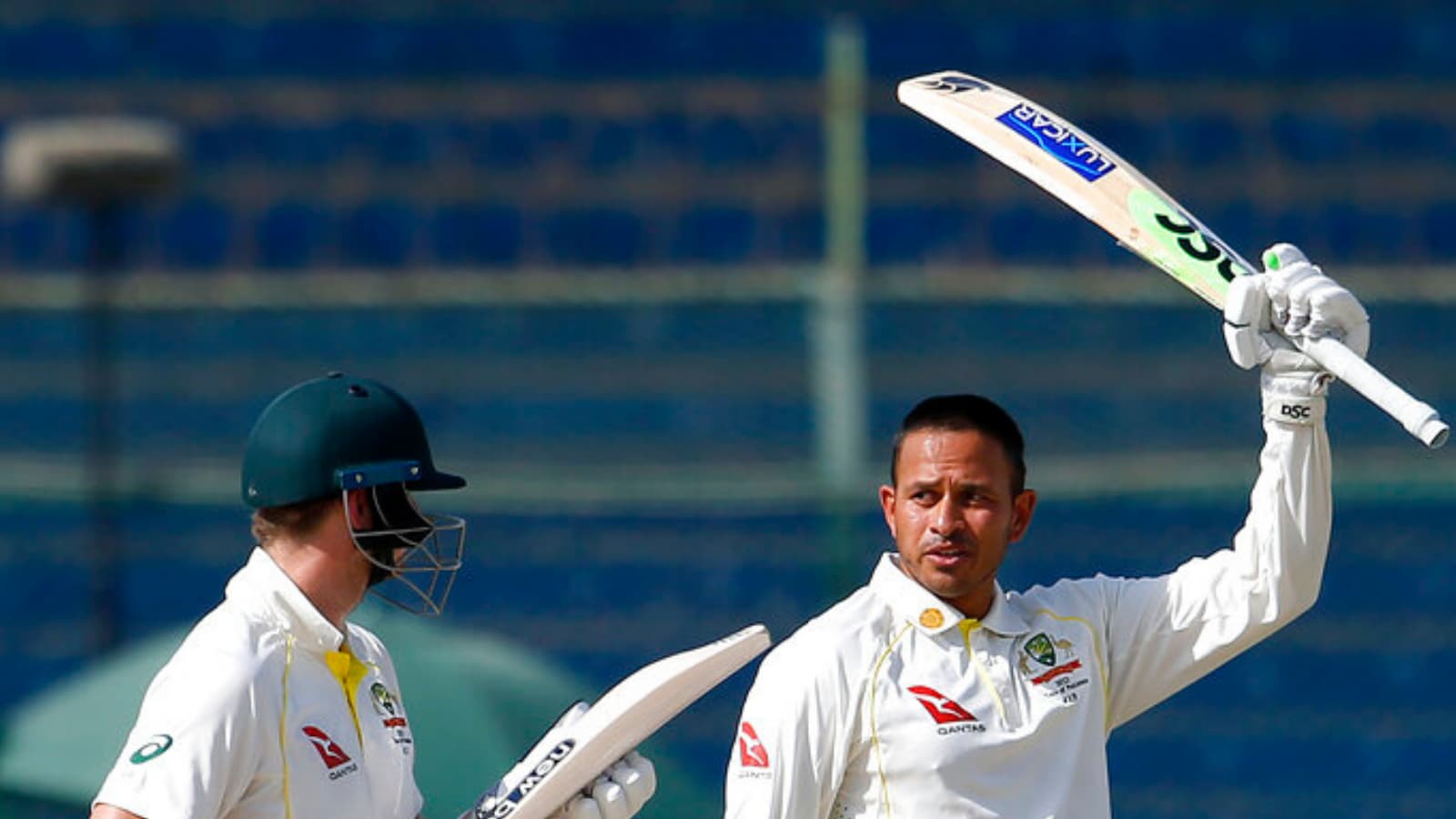 Pak V Aus 2nd Test Day 1 Usman Khawajas Ton Puts Australia In A