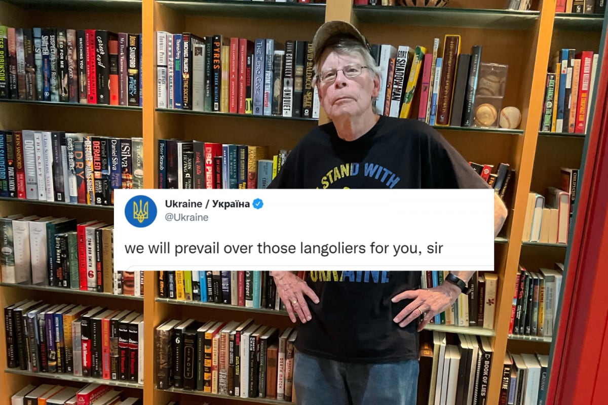 Stephen King Extends Support to Ukraine 
