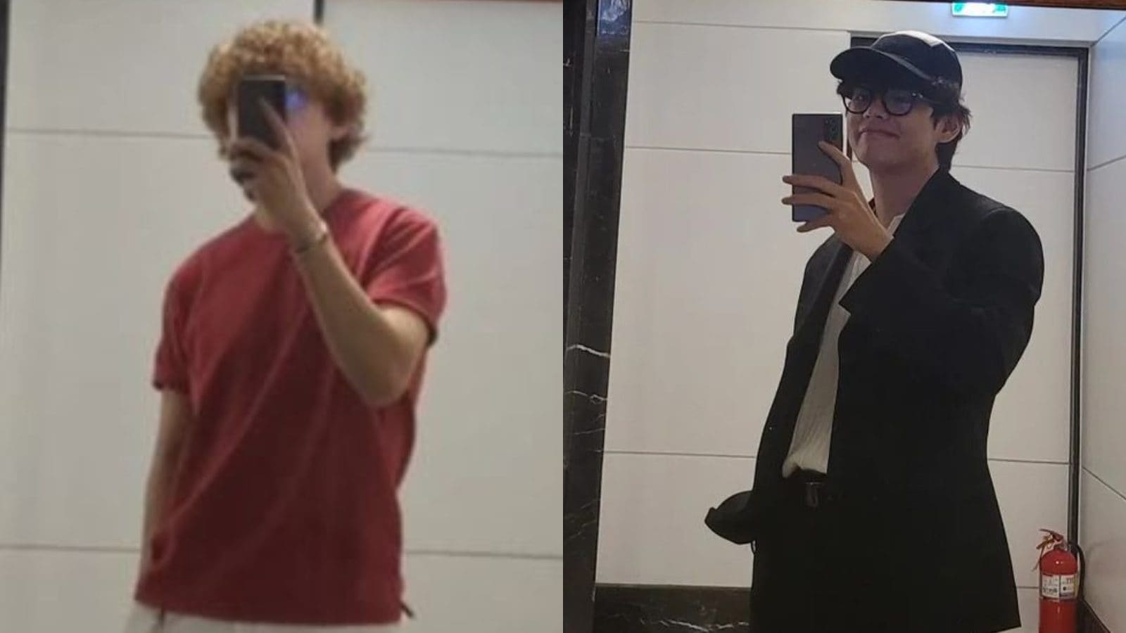 BTS members V and RM love clicking 'mirror selfies', ARMY, come