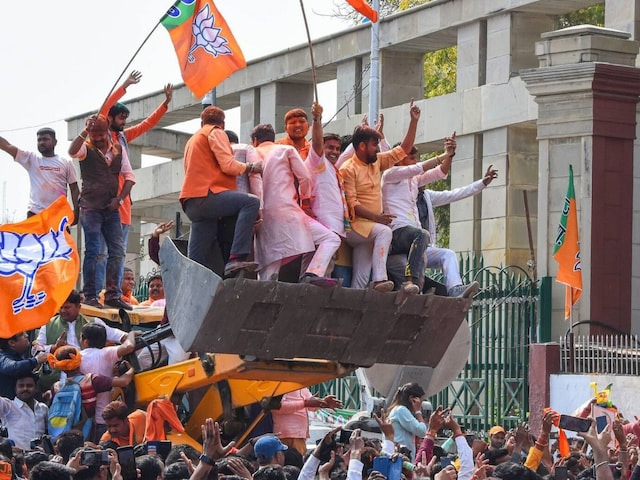 As the BJP returned to Uttar Pradesh with a massive mandate in the recently concluded polls, many opined that the bulldozer campaign had paid off and should be replicated in other states ruled by the saffron party. (PTI File)