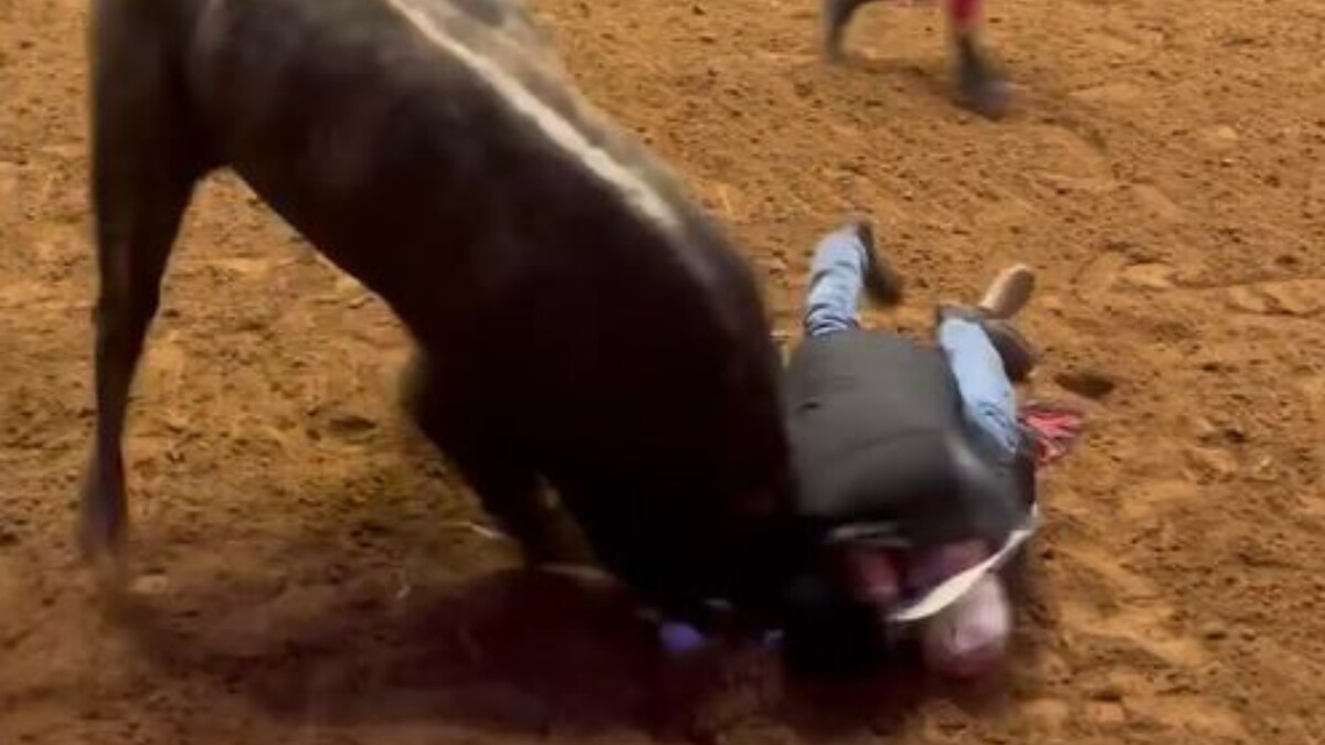 WATCH: Heroic Dad Uses Own Body to Shield Son From Raging Bull at Texas Rodeo