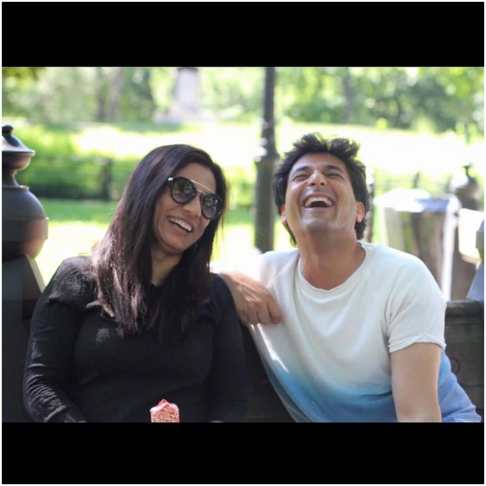 vikas khanna with his wife