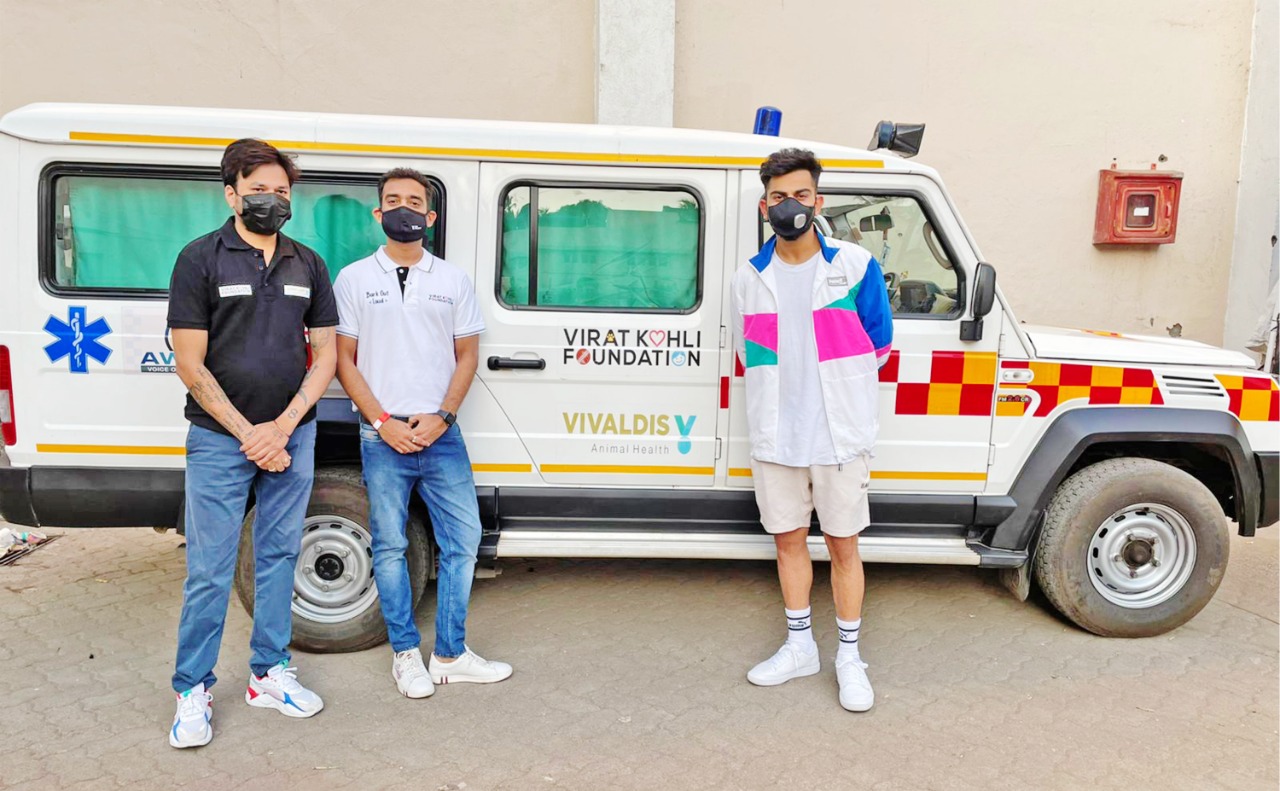 Ahead of 100th Test, Virat Kohli Inaugurates Ambulance Service to Help Stray Animals - WATCH Ahead of 100th Test, Virat Kohli Inaugurates Ambulance Service to Help Stray Animals - WATCH