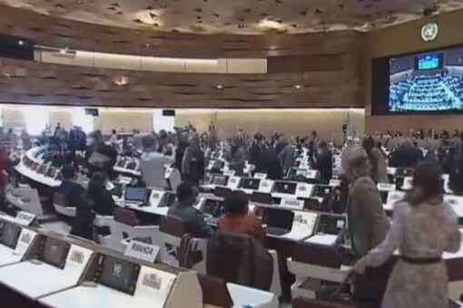 Lavrov addressed the conference via video link. (Credits: Reuters video)
