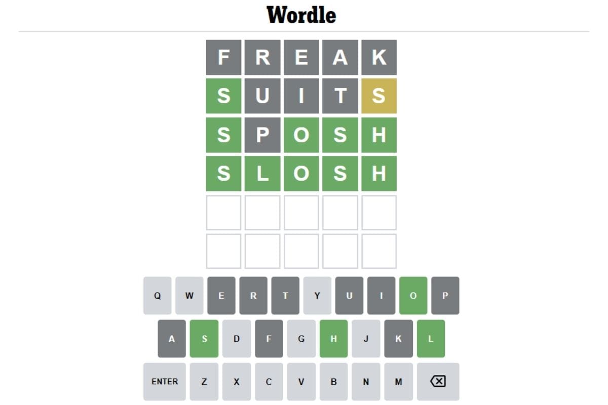 La solución de Wordle para el 9 de julio