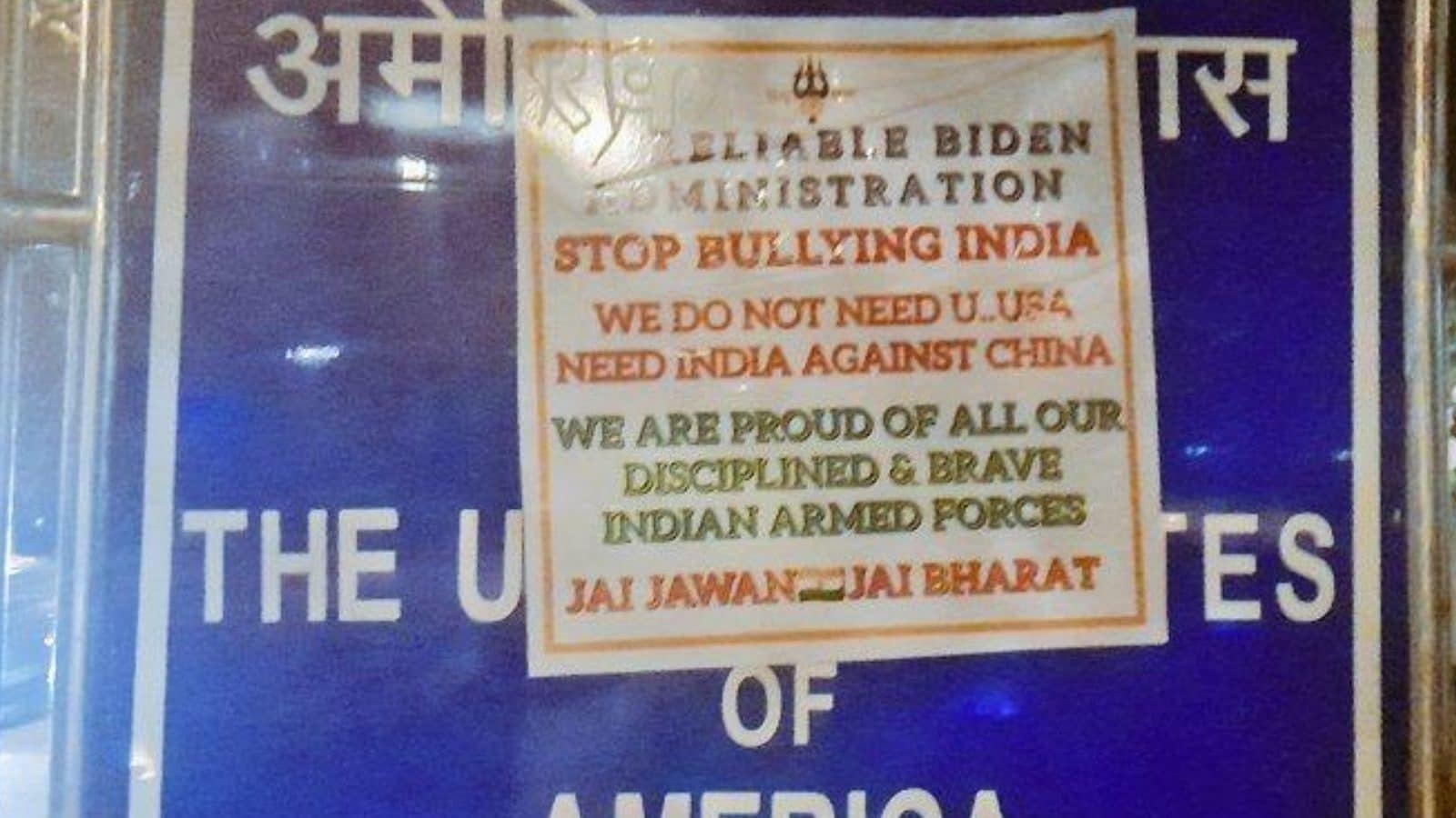 Russia-Ukraine War News Updates: 'Stop Bullying India' Poster Stuck on Board Outside US Embassy, FIR Registered