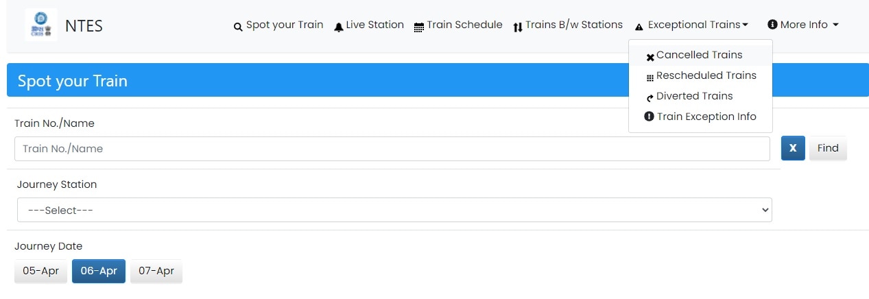 (Image: enquiry.indianrail.gov.in/mntes/)