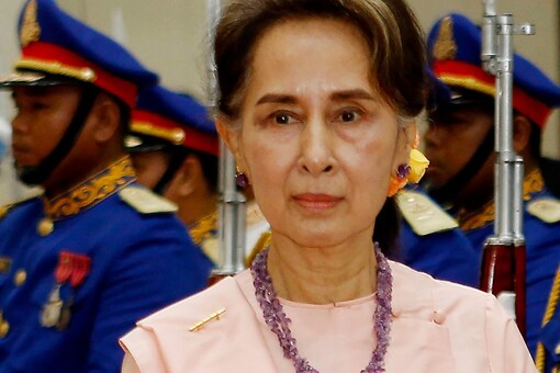 File photo of Aung San Suu Kyi. (Image: AP)