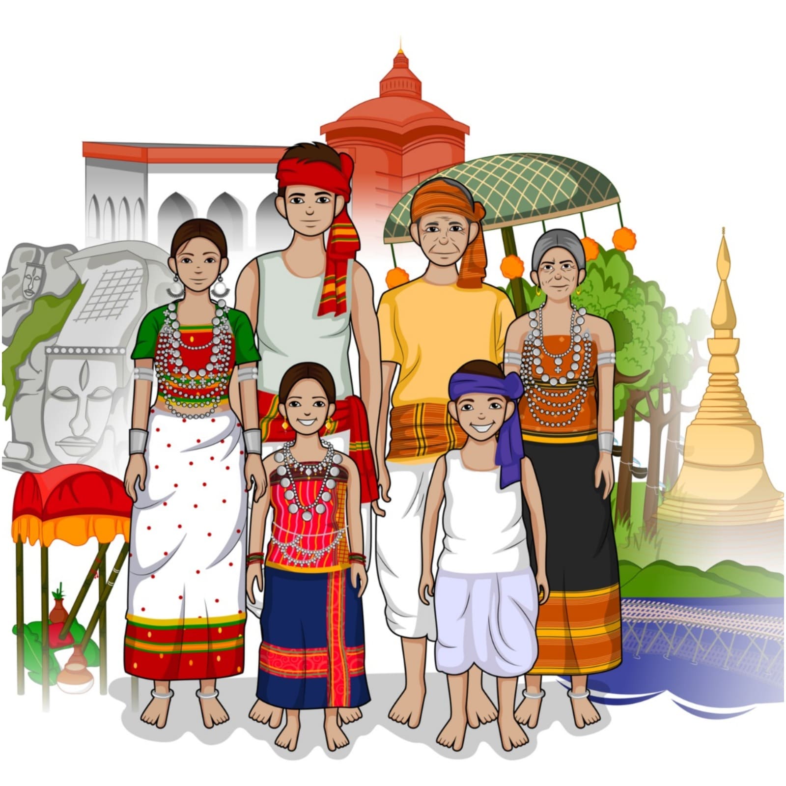 Discover more than 115 tripura dressing style super hot seven.edu.vn