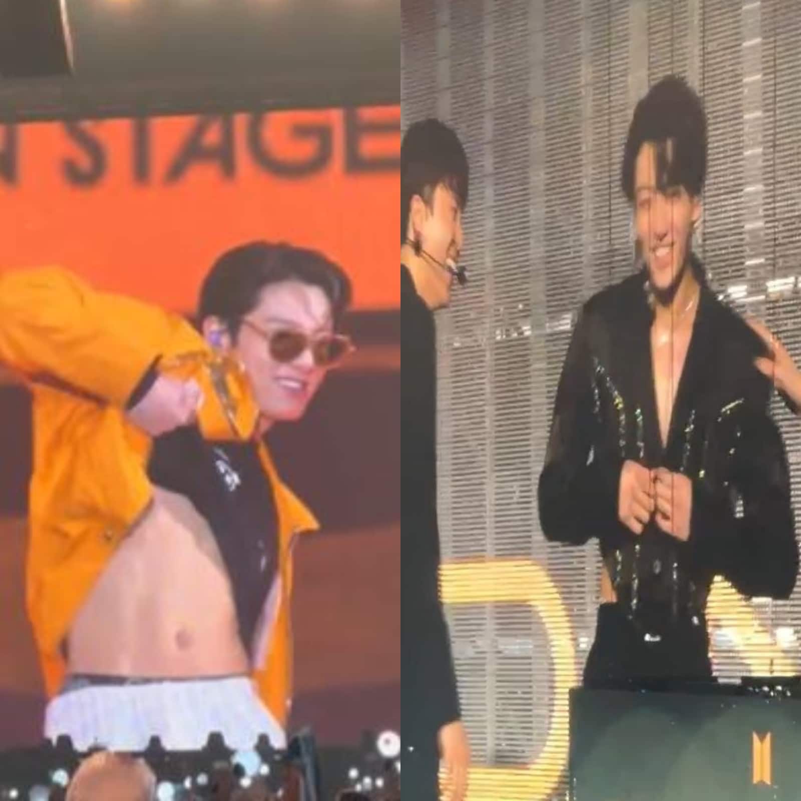 BTS' PTD Las Vegas Concert: Jungkook flashing abs to RM addressing Grammys,  check out ICONIC moments