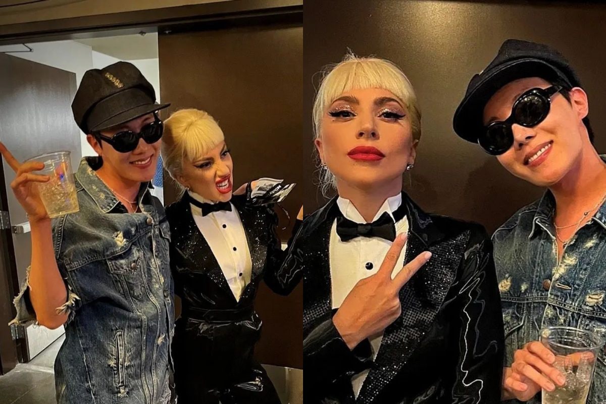 Lady Gaga and BTS's J-Hope Mingle Backstage in Las Vegas