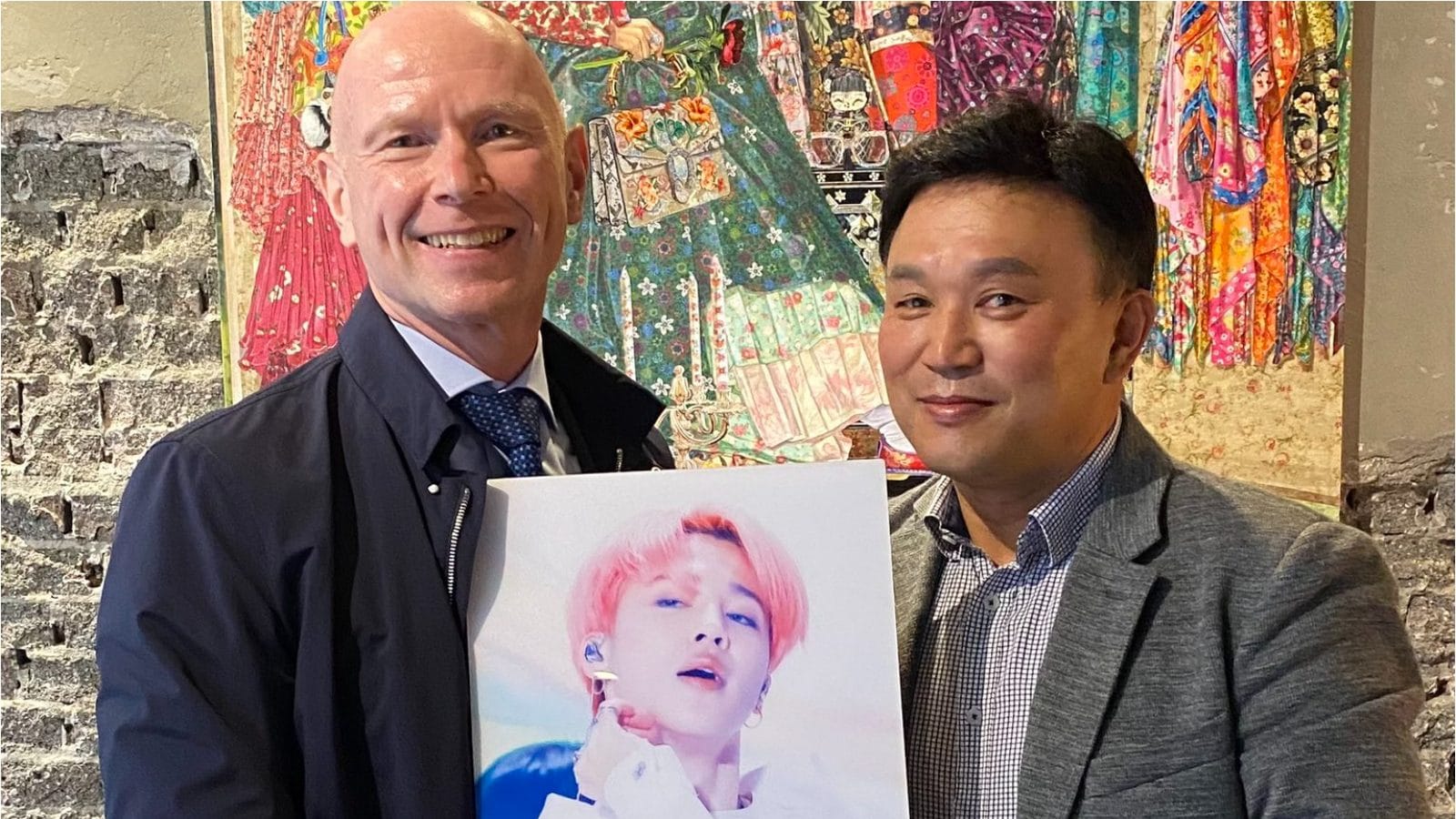 BTS: Jimin's Dad Hosts Norwegian Ambassador To SK At His Busan Cafe ...