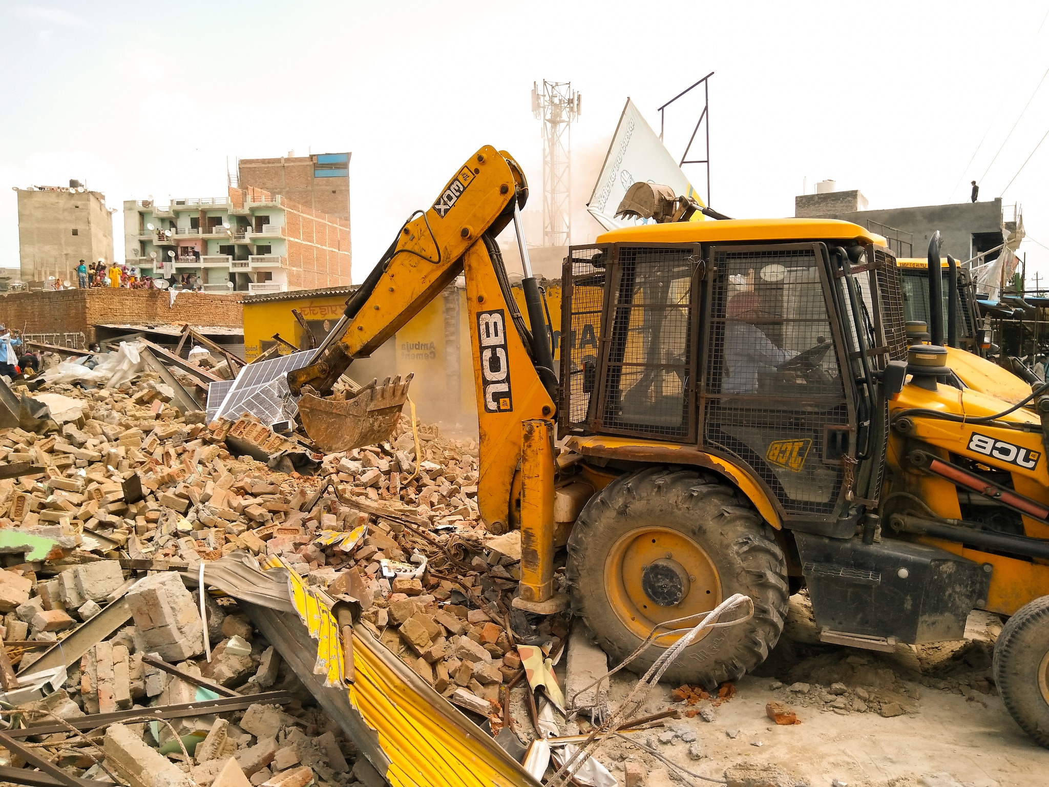 The bulldozer has now made its way into the national capital as the NDMC will carry out an anti-encroachment drive on Wednesday in Jahangirpuri, where clashes broke out during a Hanuman Jayanti procession, and has asked the Delhi Police to provide at least 400 personnel to maintain law and order.  (Shutterstock Image for Representation)