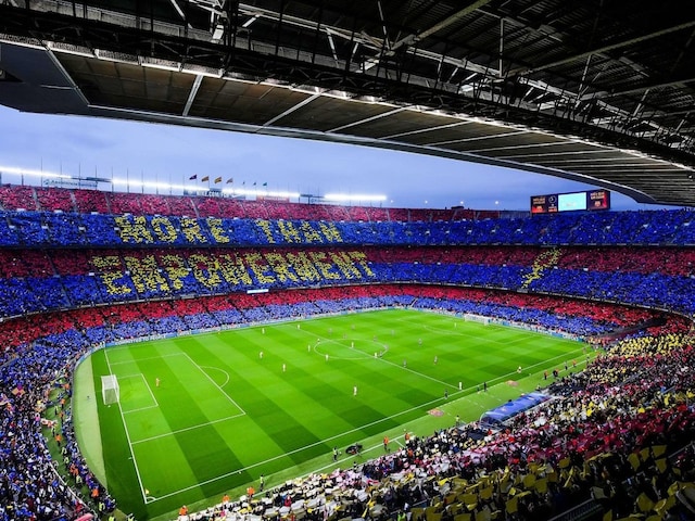Barcelona's Home Ground, The Camp Nou (Twitter)