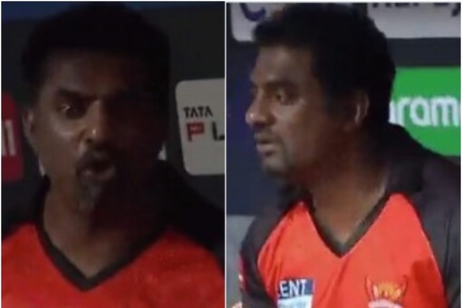 Furious Muttiah Muralitharan