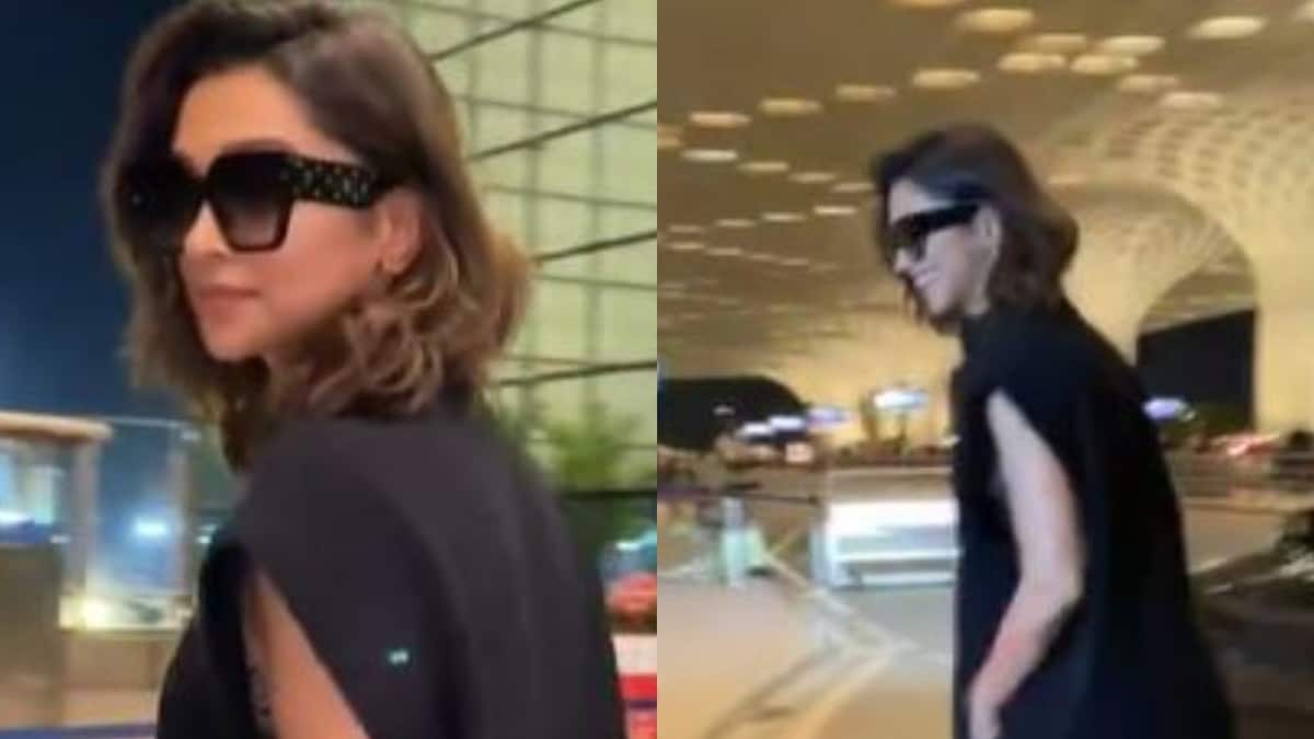 Deepika Padukone's Classy All-Black Outfit At The Airport Wins The  Internet, Watch Video - News18