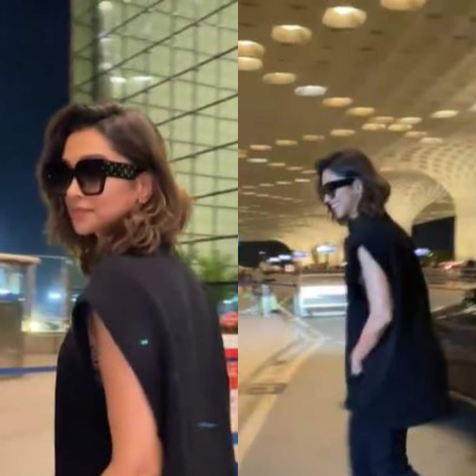 Deepika Padukone's Classy All-Black Outfit At The Airport Wins The  Internet, Watch Video - News18