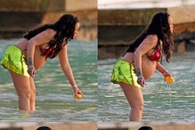 Rihanna Dunking Mango in Galveston's Ocean Water Has Twitter Issuing 'Warnings'