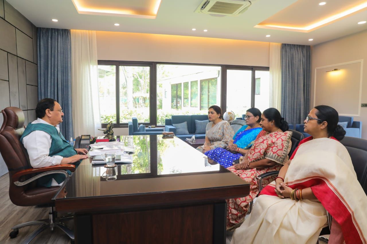 Members of BJP fact-finding committee in the Hanskhali rape and murder case submitted the preliminary report to party president JP Nadda on Wednesday. (Photo: News18)