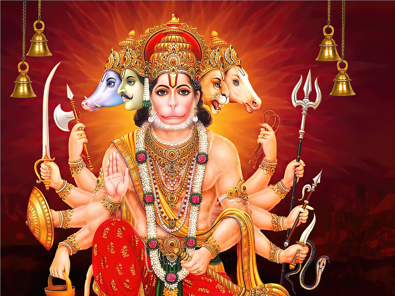 Hanuman Jayanti Wishes Images in Hindi - PhotosBin