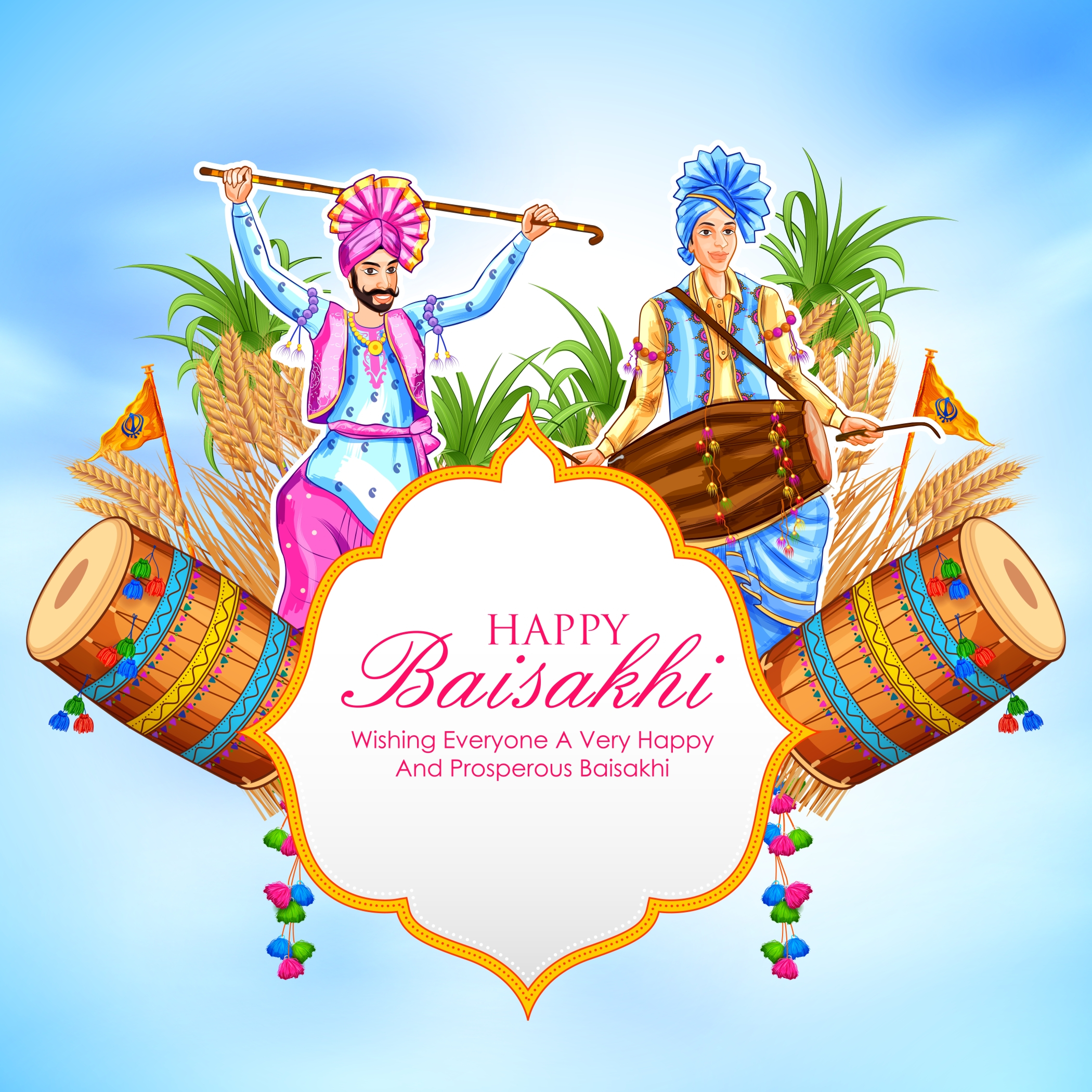 Happy Baisakhi 2022: Wishes, Images, Status, Quotes, Messages and WhatsApp  Greetings to Share in English and Punjabi on Vaisakhi
