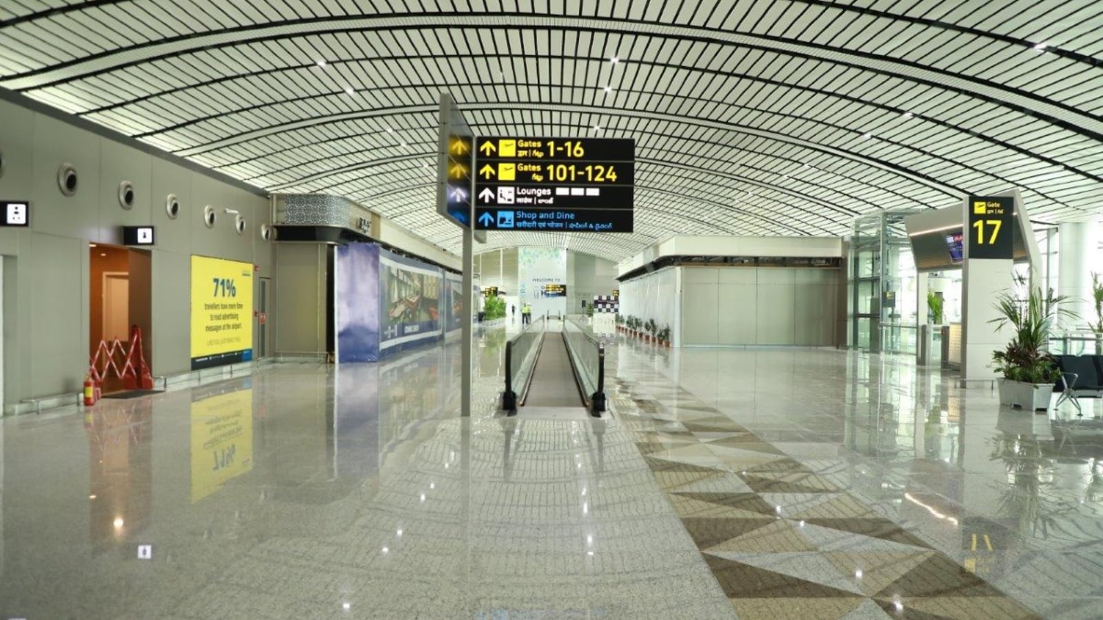 Hyderabad Airport Extended Terminal to Have One of Its Kind Ground ...