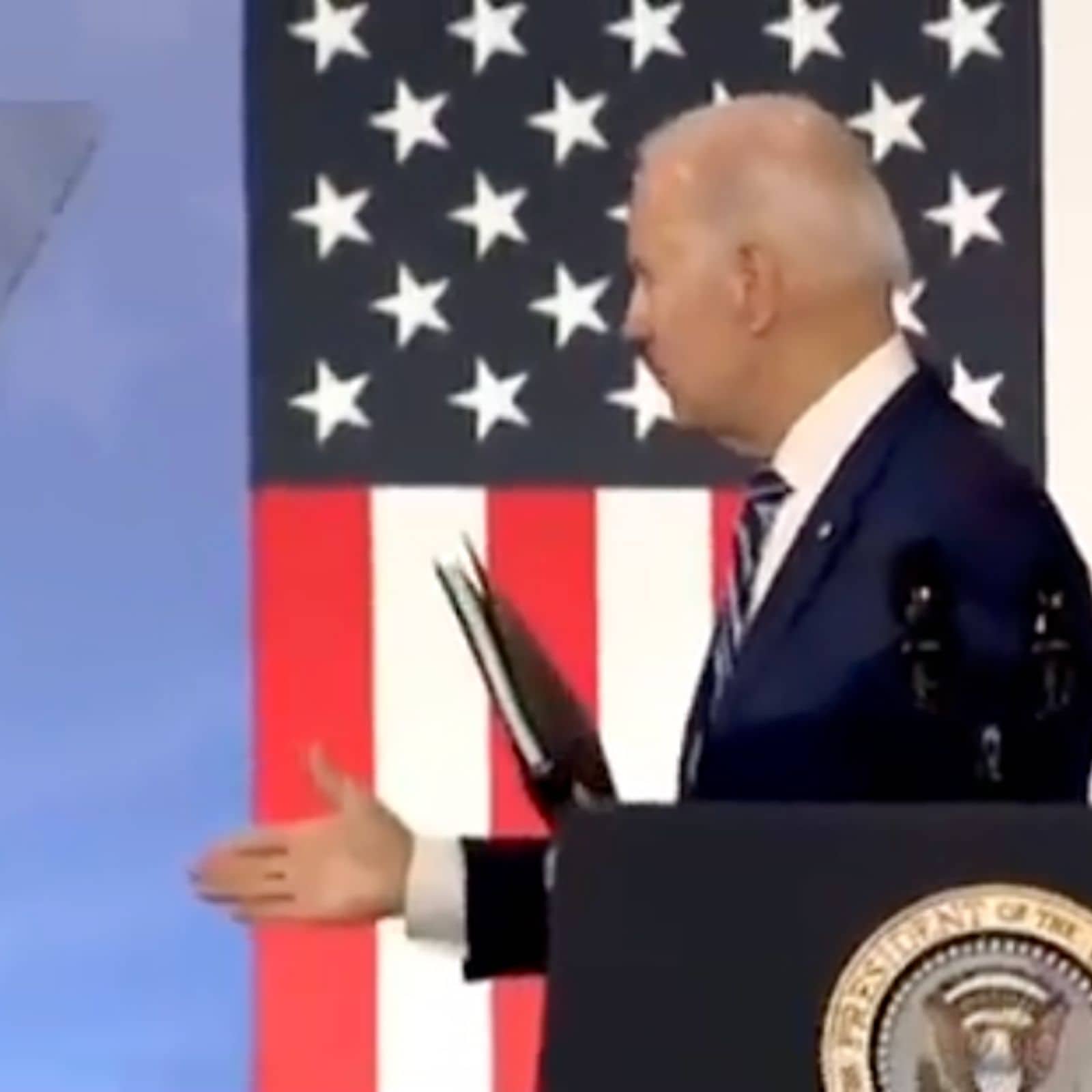 Joe Biden's awkward handshake in 'thin air' goes viral; Twitter