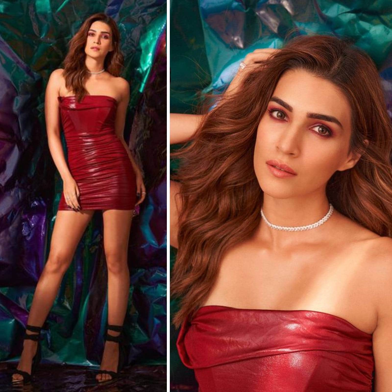 Kriti Sanon Sex Sex Sex Sex - Kriti Sanon Oozes Oomph In Sexy Ruched Bodycon Dress, Check Out The Diva's  Hottest Style Moments