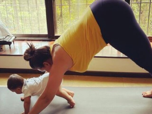 Neha Dhupia Has a New Yoga Partner, Katrina Kaif Reacts; See Post - News18