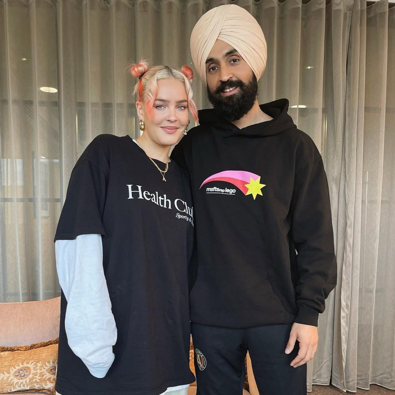 Diljit Dosanjh Shares Picture with English Singer Anne-Marie; Their Fans  Root for a 'Collab' - News18