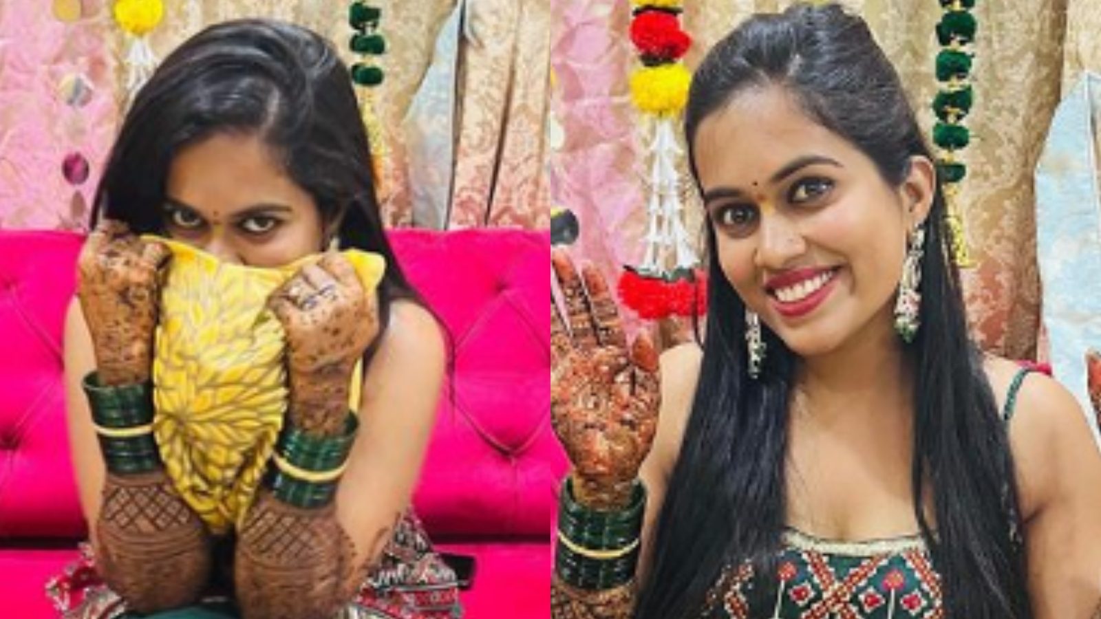 Indian Idol 12 Fame Sayli Kamble Flaunts Her Mehendi as Pre Wedding Festivities Begin; See Pics