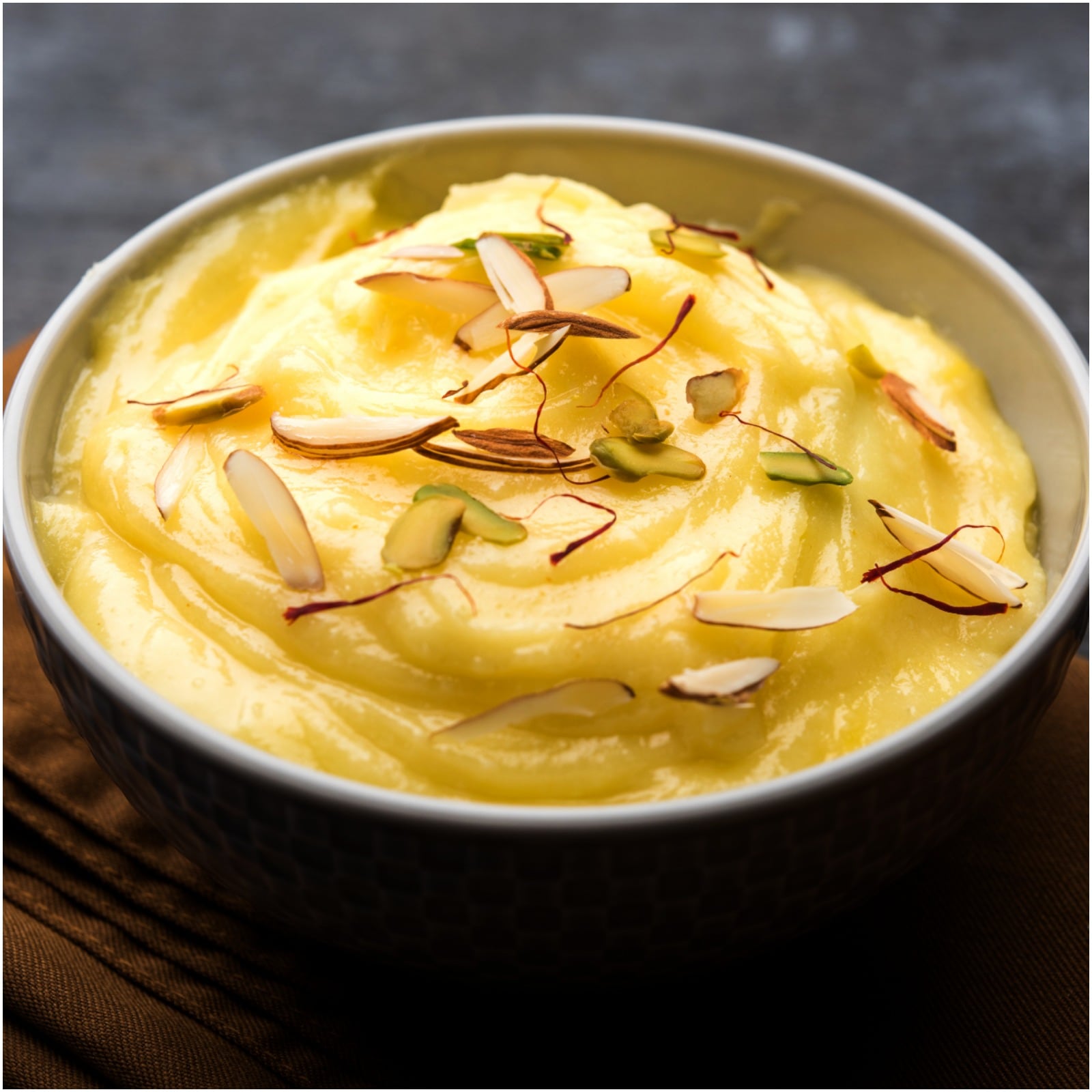 SHRIKHAND: This is an Indian sweet made of strained yogurt with the toppings of chunky nuts and raisins. It can be a dish fondly offered to Lord Ganesha on the occasion of Ganesh Chaturthi. (Representative image: Shutterstock)